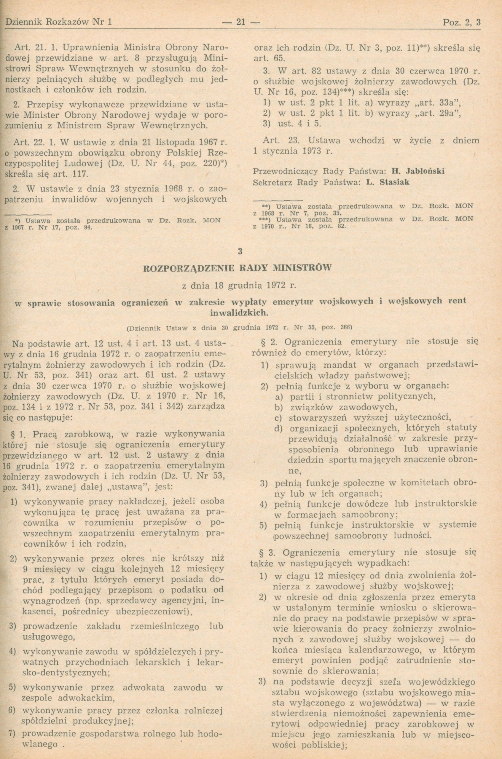 Rocznik Dziennika Rozkazów MON rok XXVIII nr 1 - 28 [Warszawa 1973]