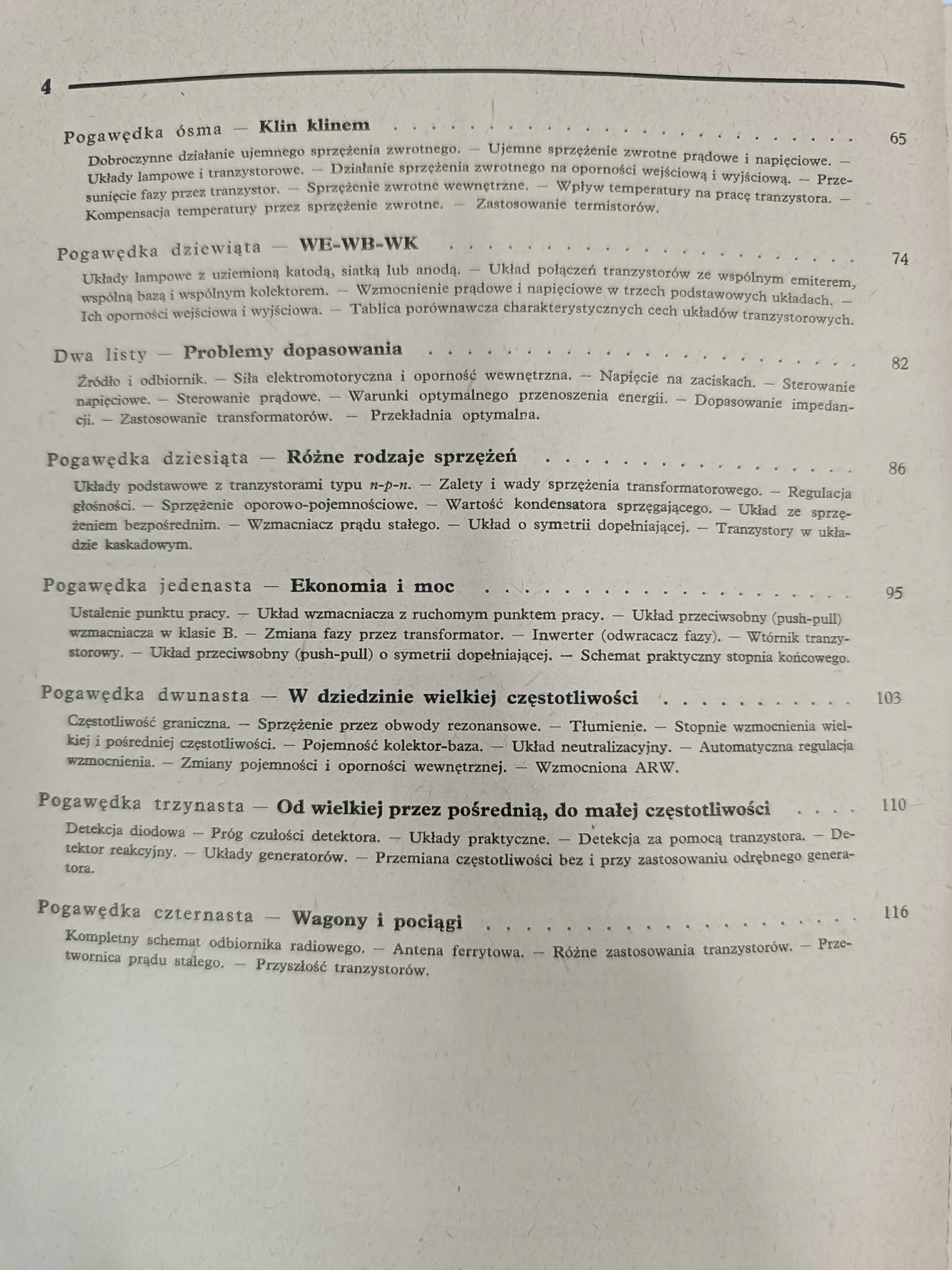 E. Aisberg, Tranzystor, ależ to bardzo proste