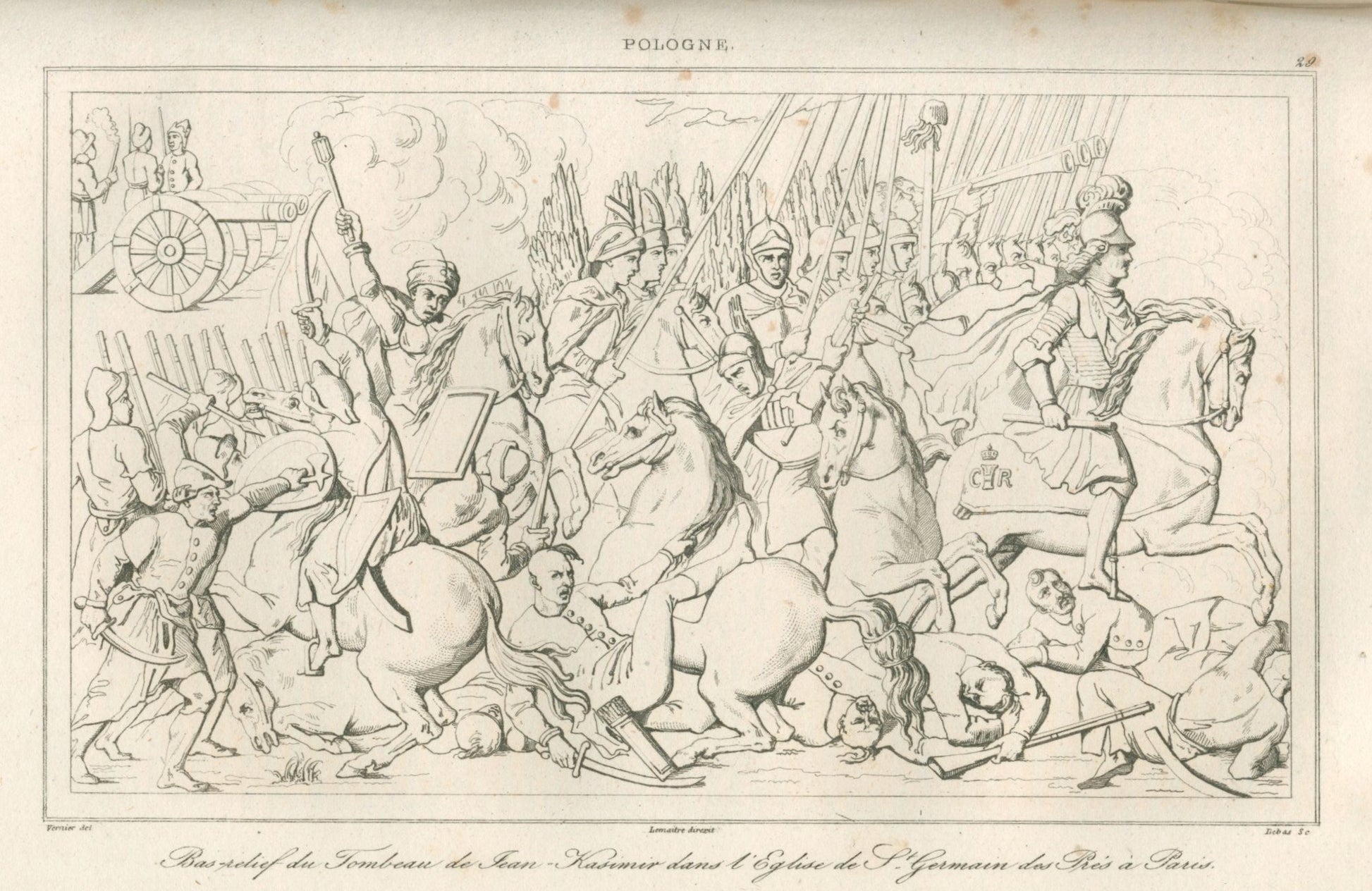 Forster Charles, Pologne [Paryż 1840] [historia Polski z 55 stalorytami]