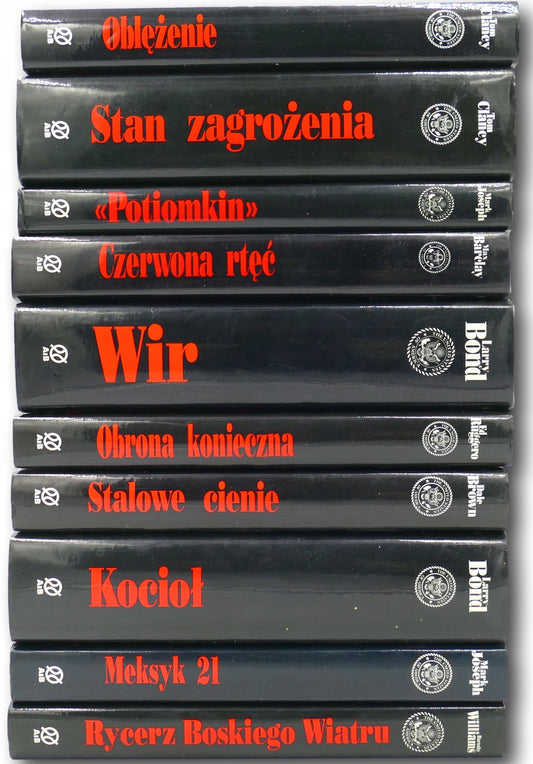 Williams, Barclay, Joseph, Clancy, Bond, Brown, Ruggero x10 Tomów