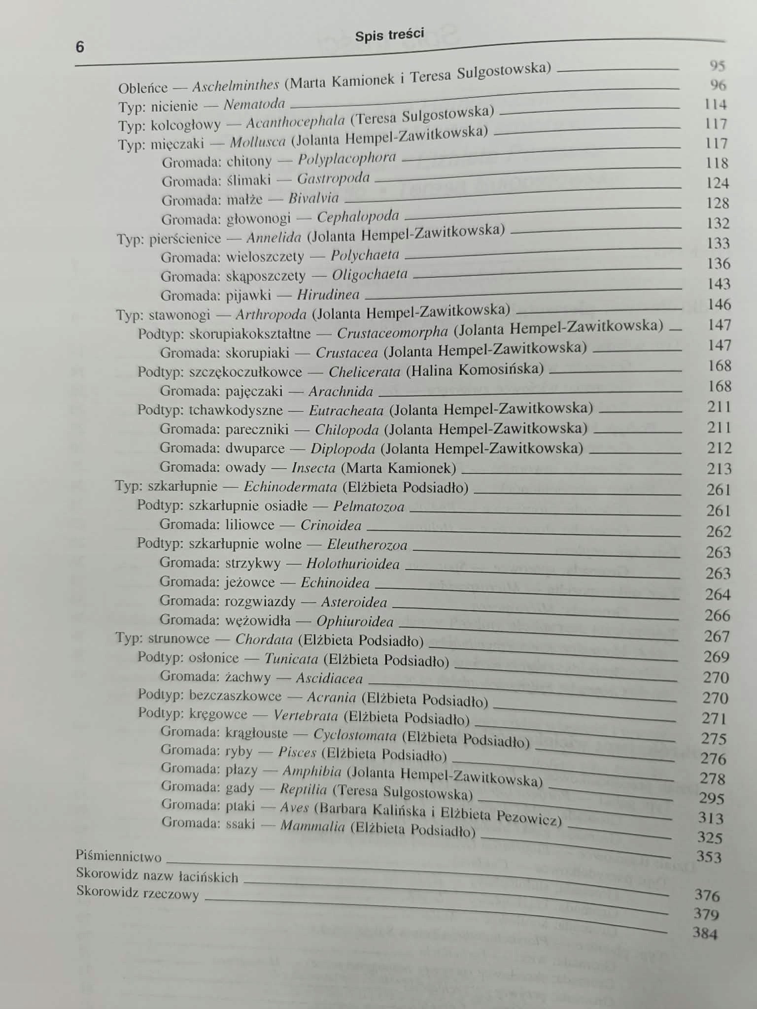 Zoologia dla uczelni rolniczych Hempel-Zawistowska Jolanta