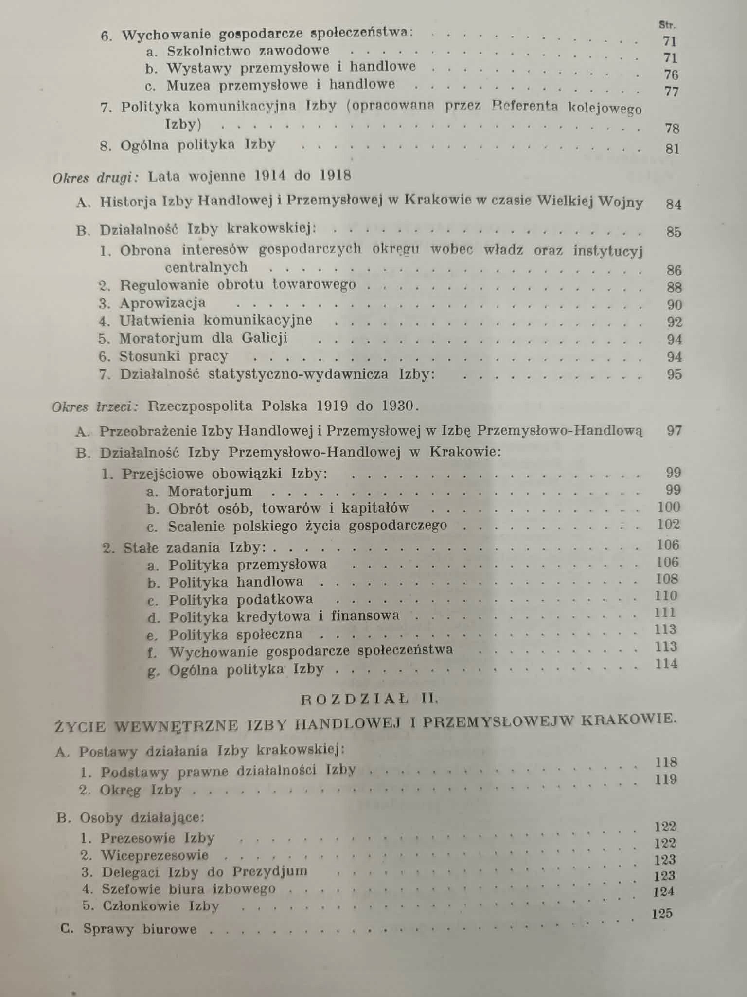 Dr Maksymiljan Józef Ziomek, Życie gospodarcze w okręgu krakowskiej [1930]