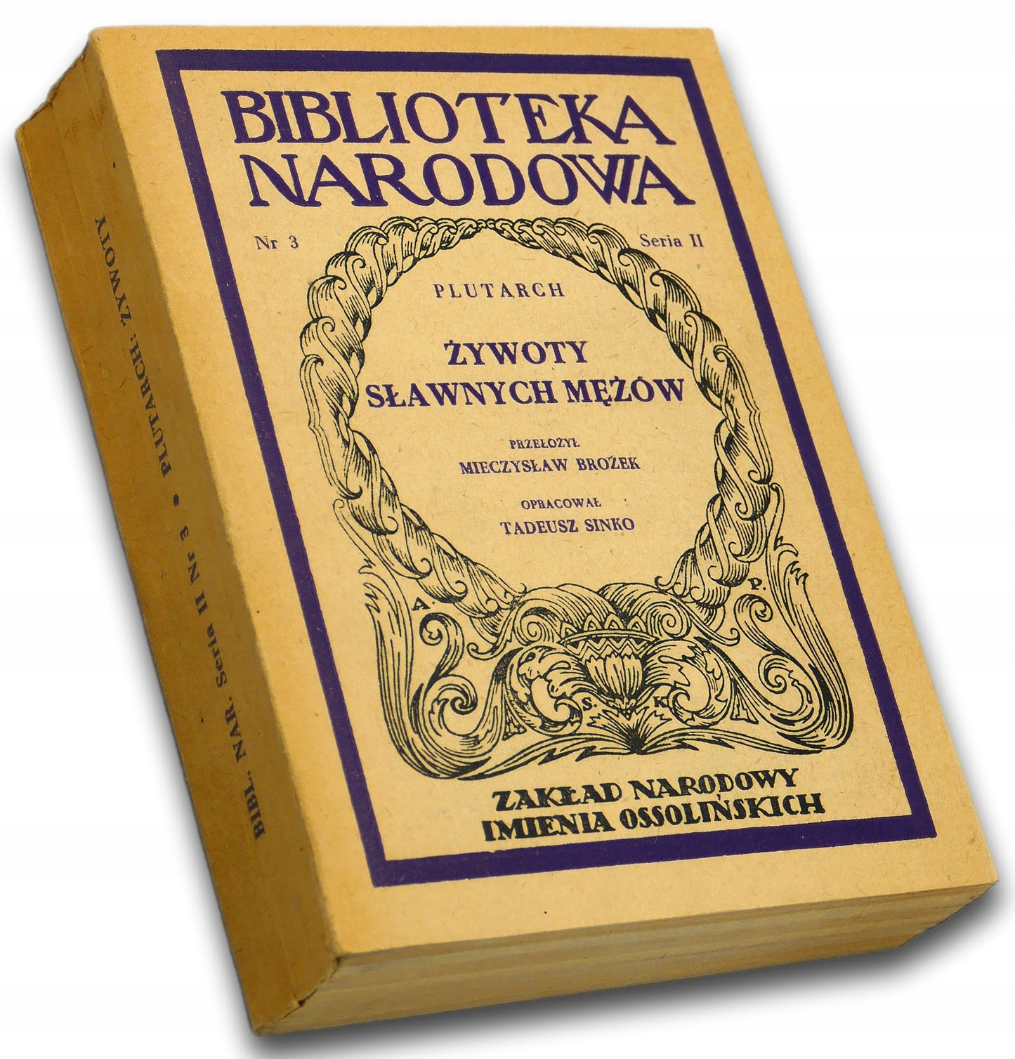 Żywoty sławnych mężów Plutarch M. Brożek (przekład) [Biblioteka Narodowa]