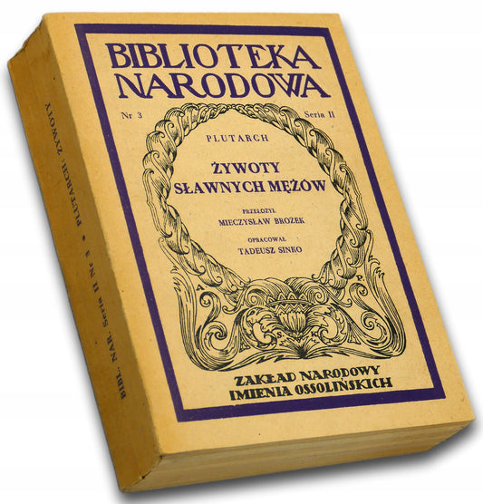 Żywoty sławnych mężów Plutarch M. Brożek (przekład) [Biblioteka Narodowa]