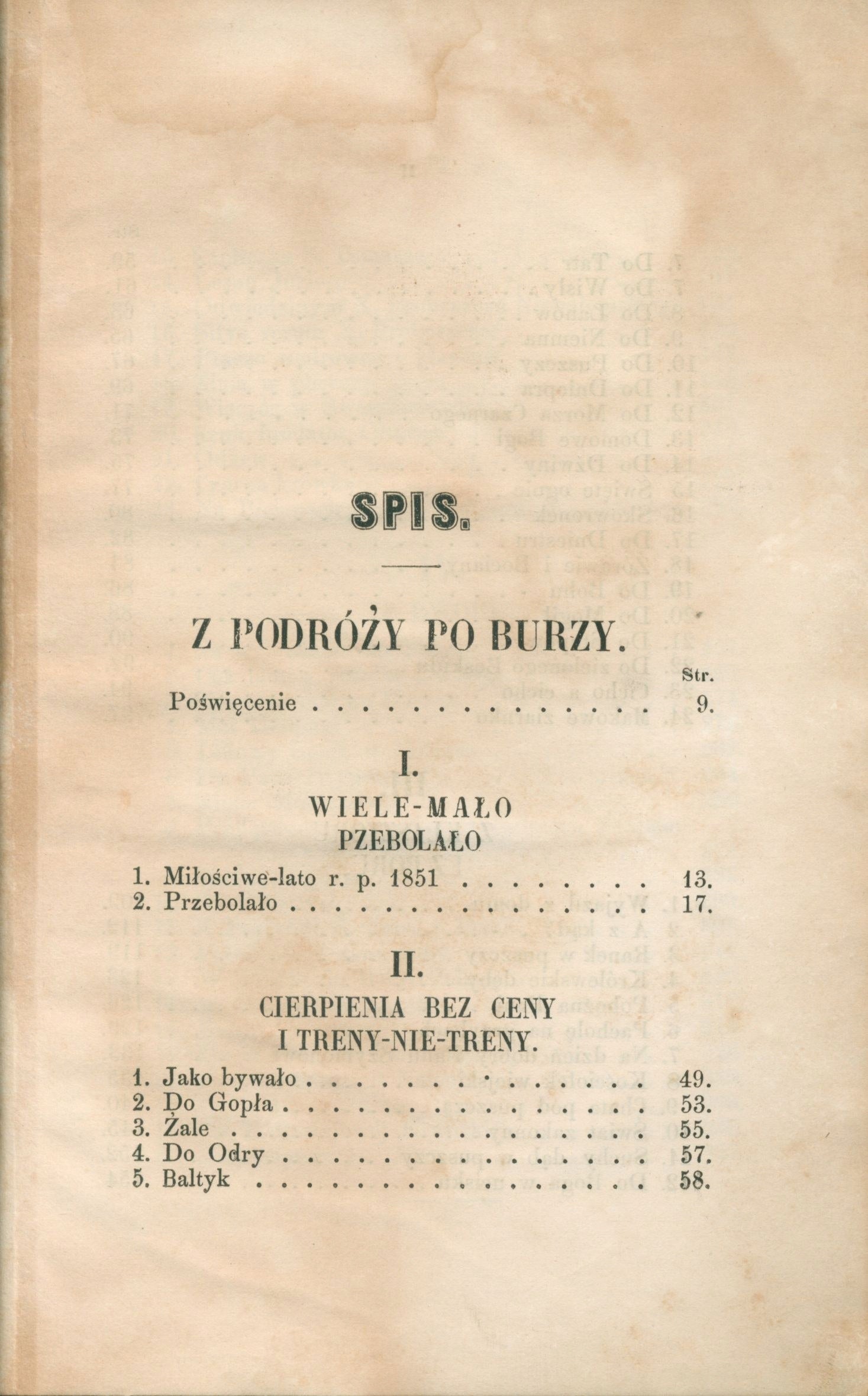 Pol Wincenty- Drobne poezyje Wincentego Pola. Z podróży po burzy [1856]