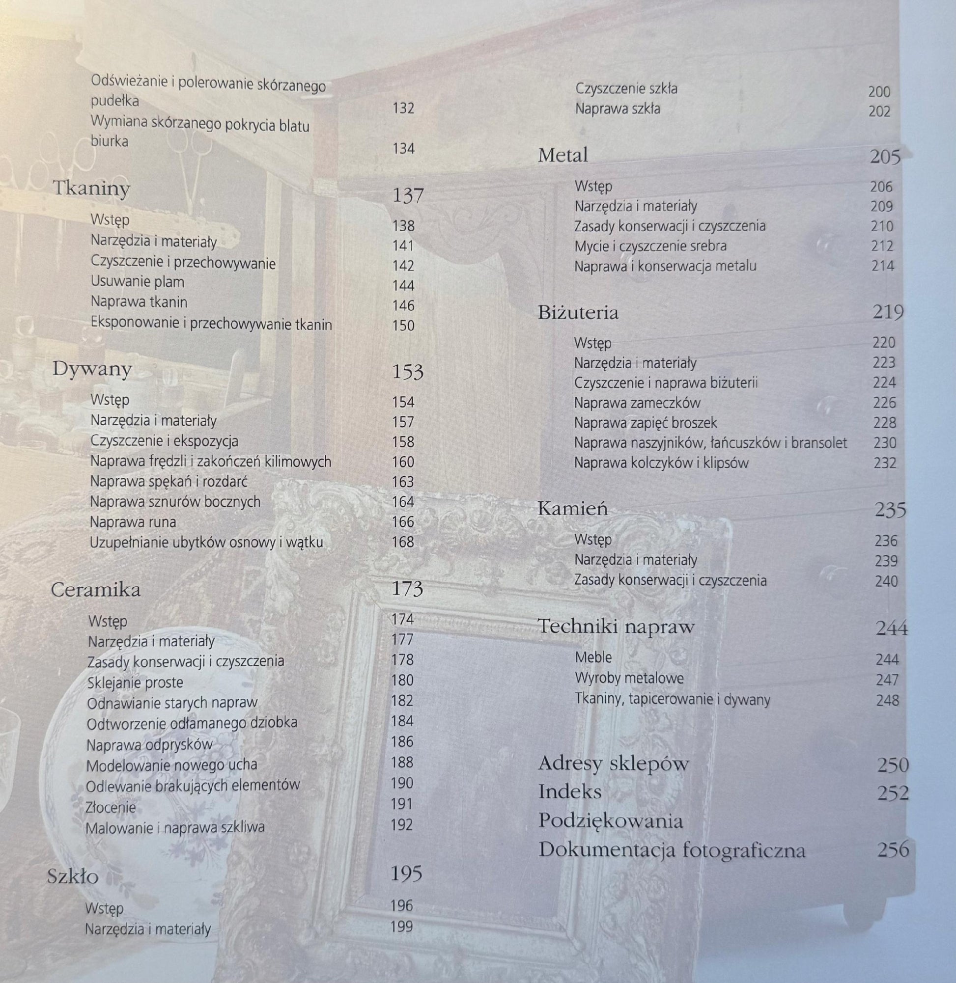 Konserwacja antyków Poradnik dla kolekcjonerów Praca zbiorowa