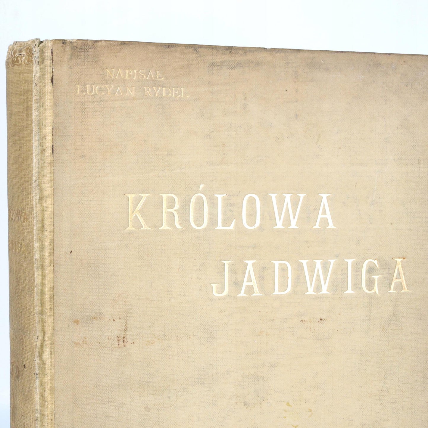 Królowa Jadwiga, L. Rydel [1910] [projekt okładki i s. tyt. Jan Bukowski]