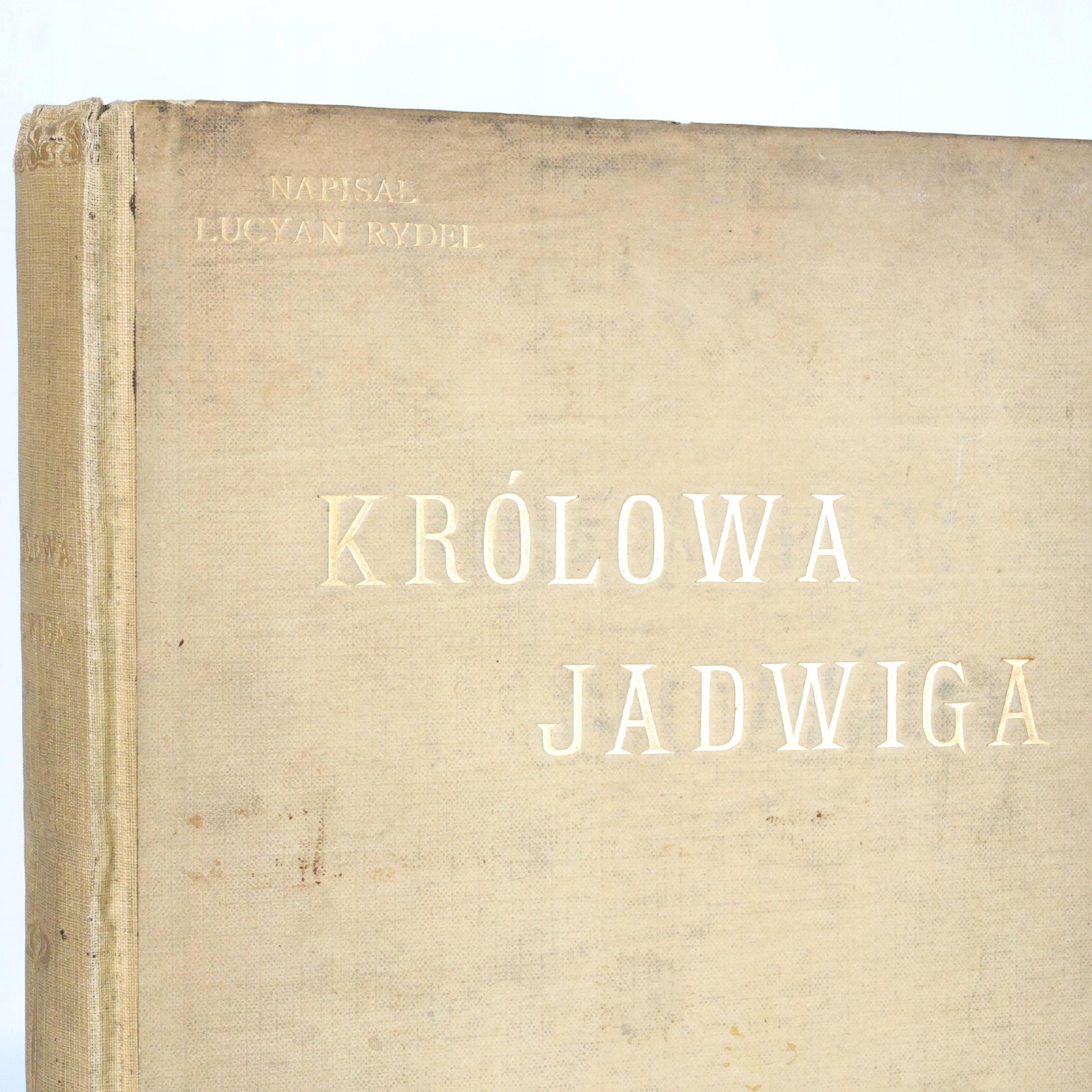 Królowa Jadwiga, L. Rydel [1910] [projekt okładki i s. tyt. Jan Bukowski]
