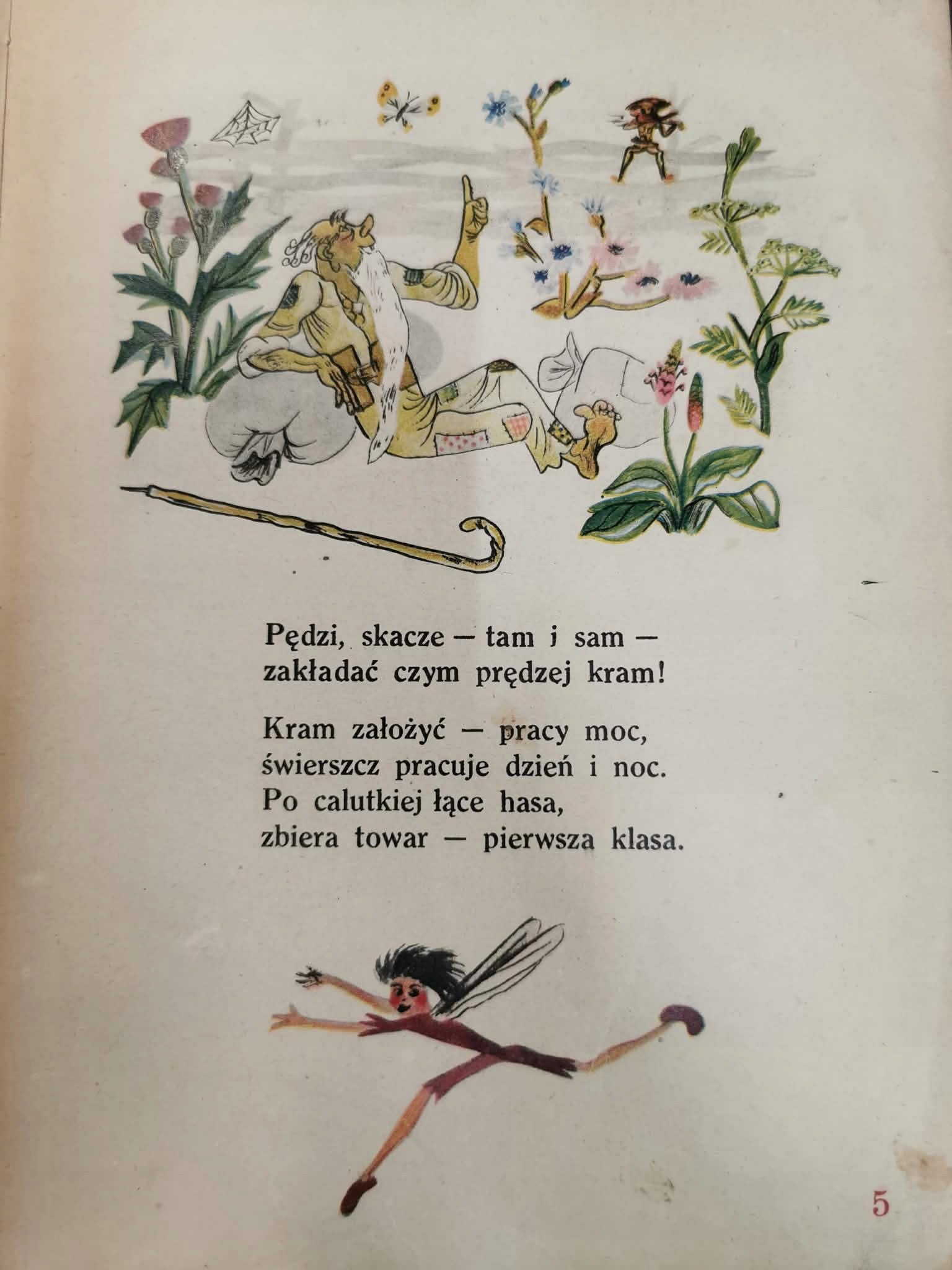 Świerszczykowy kram, Maria Kownacka [1949] [ilustracje M. Berezowska]