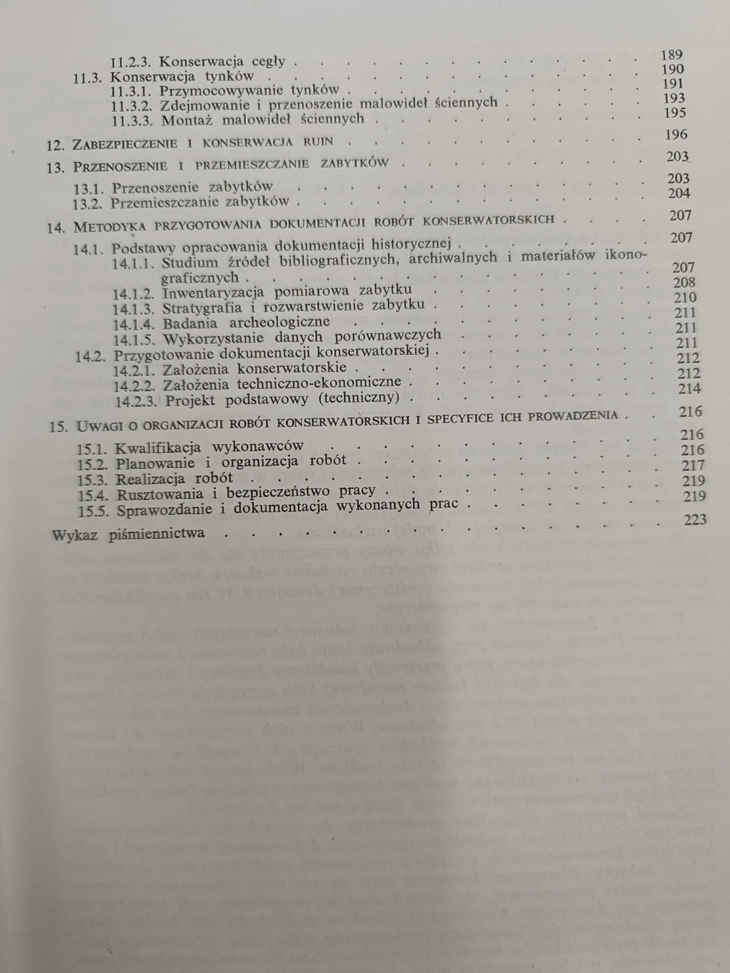 Władysław Borusiewicz Konserwacja zabytków budownictwa murowanego