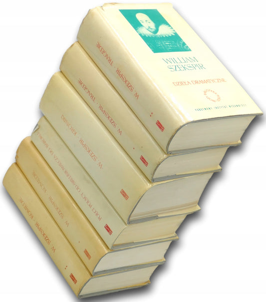 William Shakespeare Dzieła dramatyczne x5 + Poeci polscy od ... [zestaw]