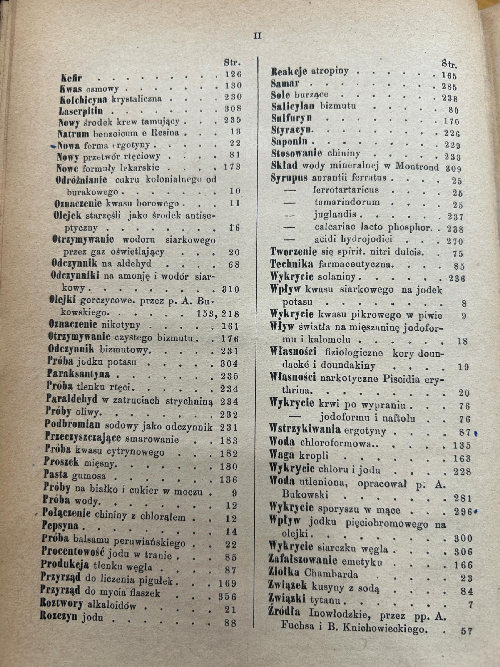 Wiadomości farmaceutyczne Tom XI - pod redakcją Jana Mrozowskiego [1884 r.]