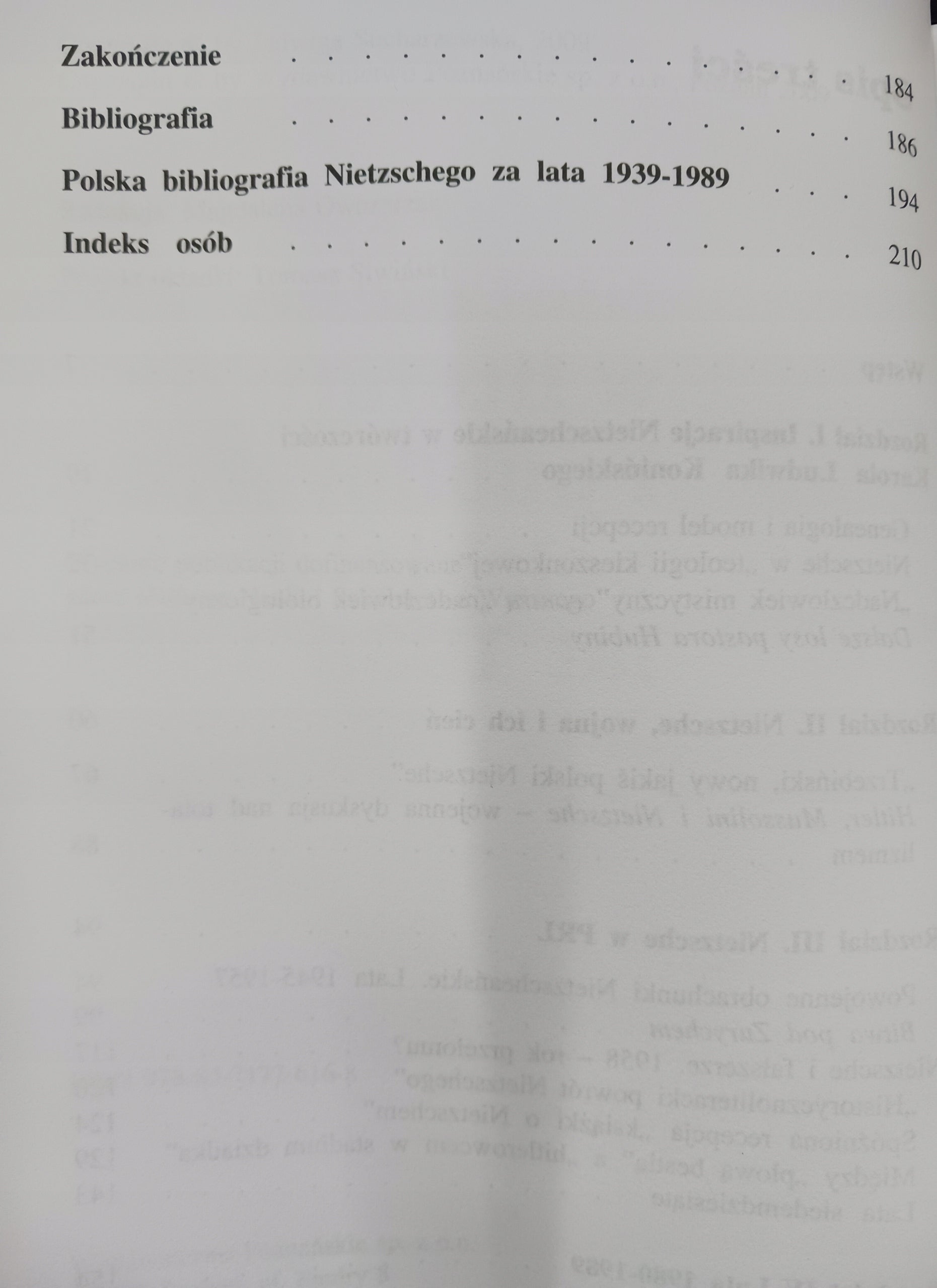 Friedrich Nietzsche w literaturze i publicystyce M. Kopij, J. Sucharzewska