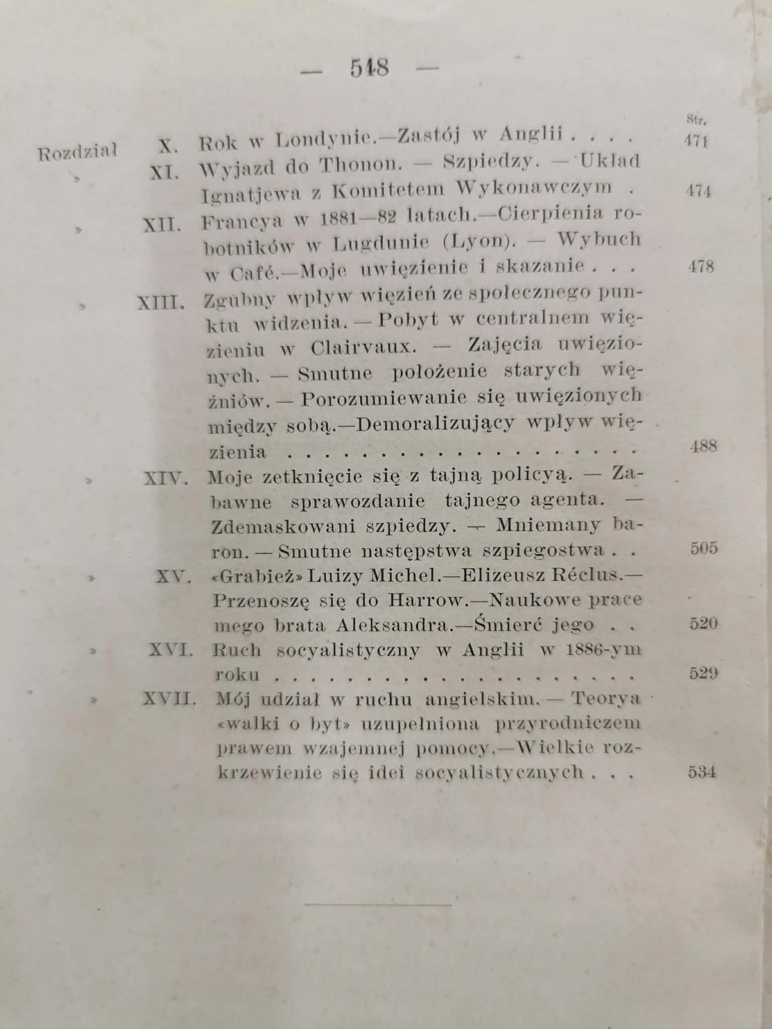 Wspomnienia Rewolucyonisty, P. Krapotkin [Lwów 1903]